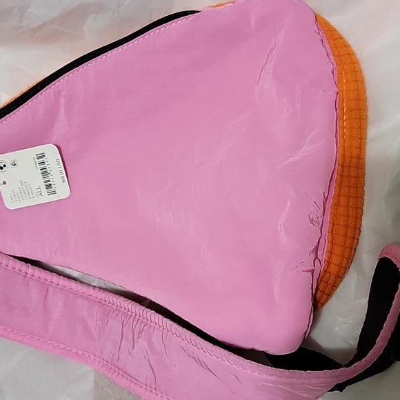 Nwt Free People Movement Cold Shoulder Sling Bag Orange & Pink Crossbody main image 8